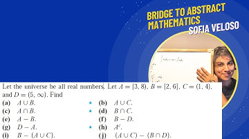 2.2.2 Let the universe be all real numbers. Let A=[3,8),B=[2,6],C=(1,4), and D=(5,∞). Find(a) A∪B...