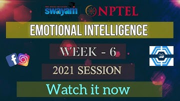 Emotional Intelligence | Week 6 Answers 2021 | NPTEL ||
