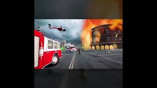 (Fire Fighter Day) Fireman Rescue Games :Fire Brigade Simulator | 10 Gameplay Day Time Square screenshot 5