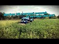 Дон Фенг 240 с роторной косилкой на заготовке сена 2017