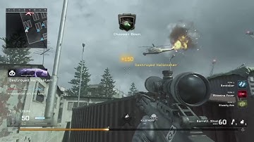 Cod4 remastered no scope helicopter destroy