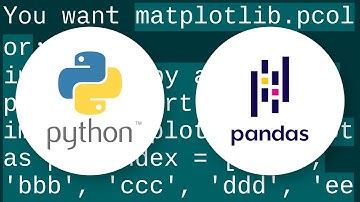Making heatmap from pandas DataFrame