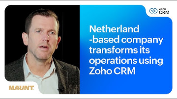 Netherlands based company transforms its business operations using Zoho CRM