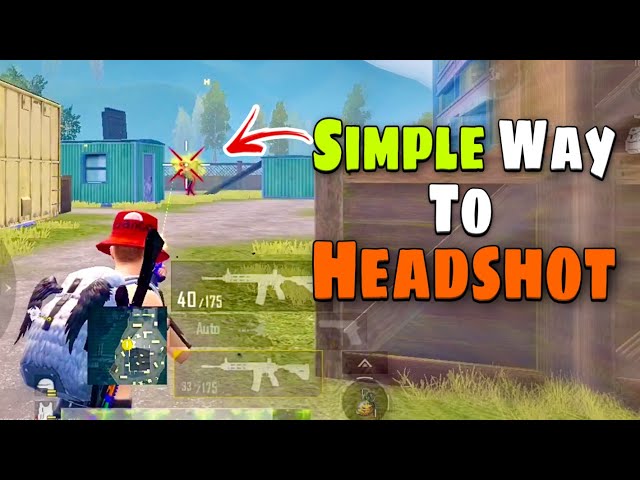 Simple Way To Headshot ⚡ | Tips And Tricks (Pubg Mobile)guide/tutorial class=