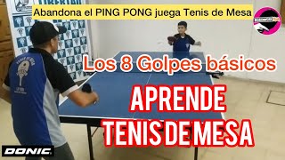 TENIS DE MESA | PRINCIPALES TÉCNICAS | #tenisdemesa #pingpong #tutorial #2023