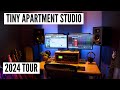 Making music in a tiny nyc music studio  2024