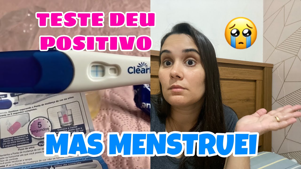 O teste deu negativo, mas a menstruação não desce. Estou grávida