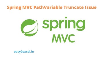 Spring MVC PathVariable Truncate Issue