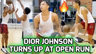 Oak Hill's Newest Star Dior Johnson Gets ACTIVE In LA Open Run! Deepest Bag In The Nation!? 🎒