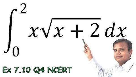 Integrals Exercise 7.10 Q 4 NCERT Class XII | IIT JEE