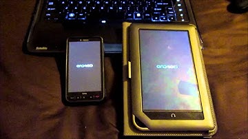 Preview: Android 4.0.4 Ice Cream Sandwich on HTC HD2 and Nook Color