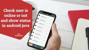 Online status of user(Chat App Part 14)