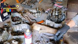 Time Lapse Narrado Armado De Un Motor Cg200