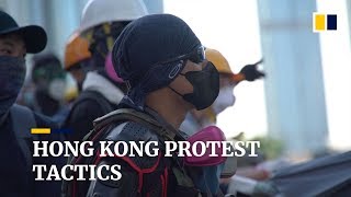 Subscribe to our channel for free here: https://sc.mp/subscribe- hong
kong’s protesters have developed sophisticated tactics keep pace
with...