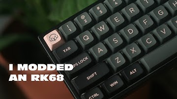 I modded an RK68 Plus. Does it thock?