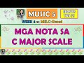 Pag-aaral ng C Major Scale