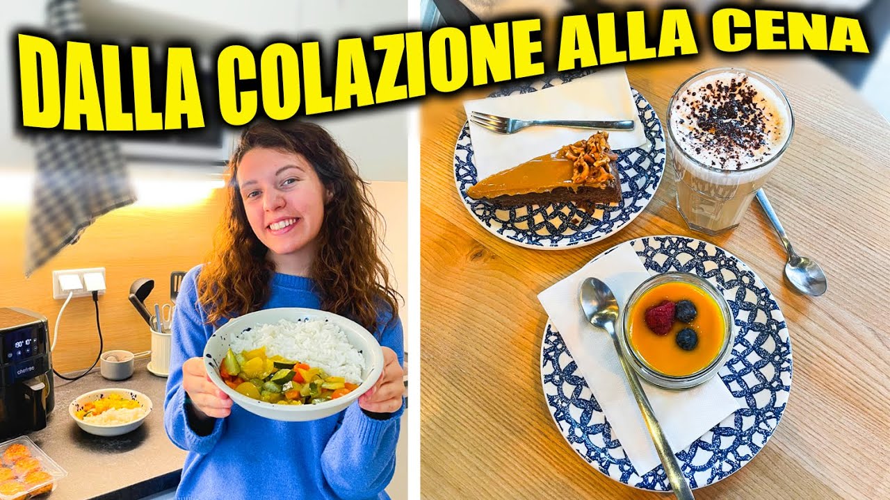 COSA MANGIAMO IN UN GIORNO 😋 nella nostra nuova città