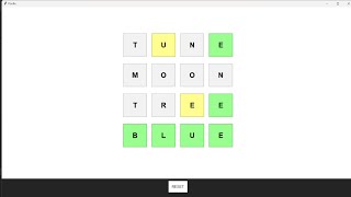 Wordle In Python Using Tkinter | Intermediate Project Information