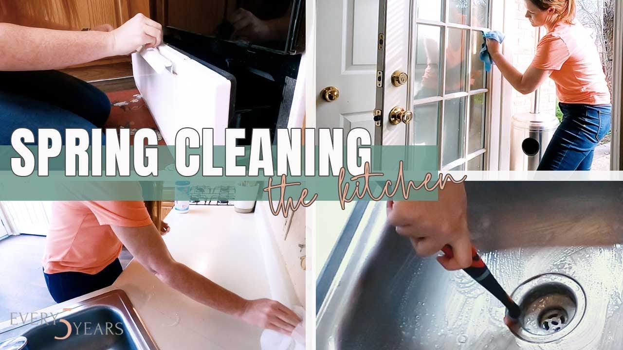 Spring Clean Your Kitchen + CHECKLIST | Kitchen Deep Cleaning ...