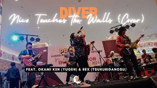 Nico Touches The Walls - Diver *Naruto OP. 8* (Cover) Feat. Okami Ken & Rex 'PRA-EVENT IMPACTNATION'