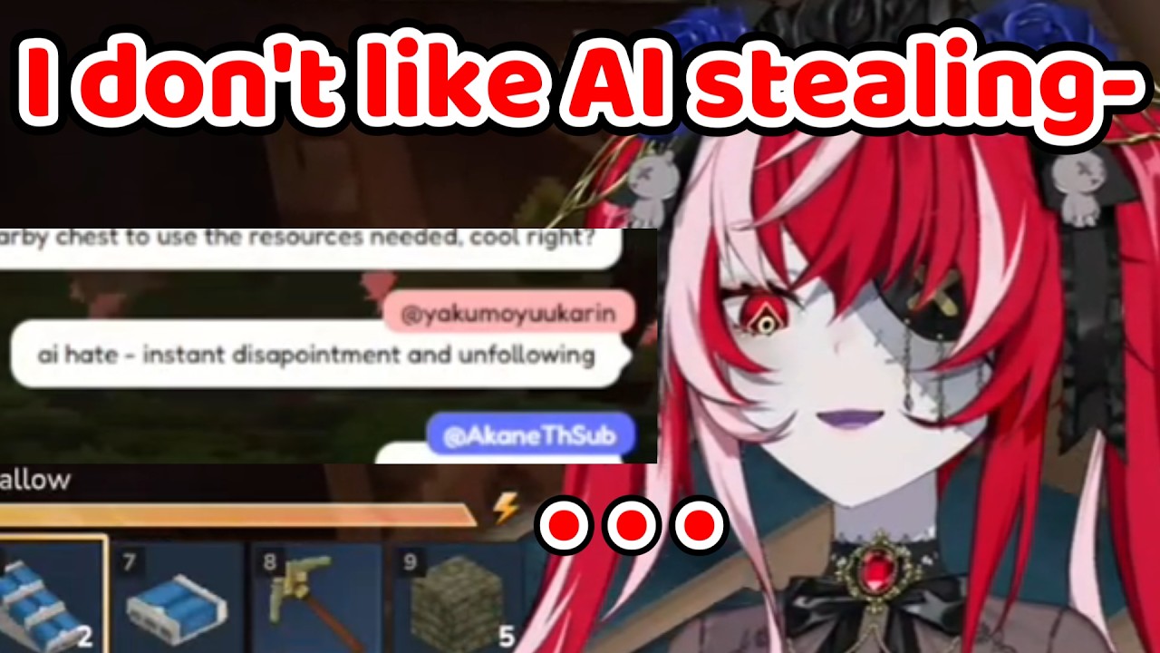 Ollie got Hated Comment for Voicing Her Stand on AI Art (Hololive)