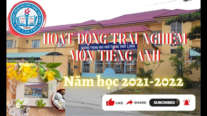 Hoạt động trải nghiệm môn tiếng anh là gì