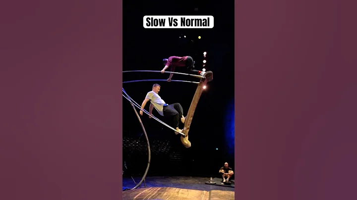 EPIC Acrobatic BACKFLIP in Slow Motion 😱 #acrobatics #stunt #circus