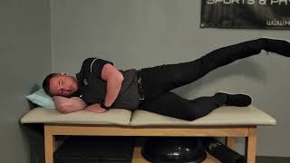 Side lying Hip Circles