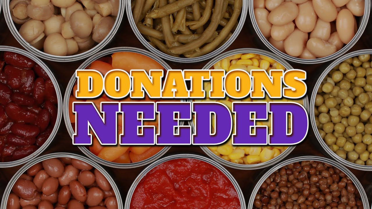 Food Bank Donations Needed - YouTube