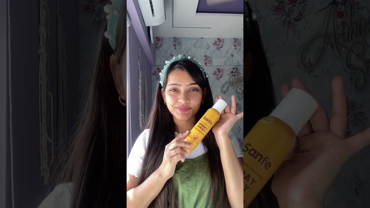 Unwanted hair? Say goodbye to the salon shyness with Sanfe Hair Removal Spray!