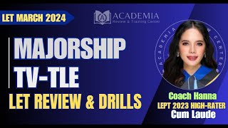 LET Review 2024 | TLE Majorship with Coach Hanna, Cum Laude LEPT TLE Major High-Rater