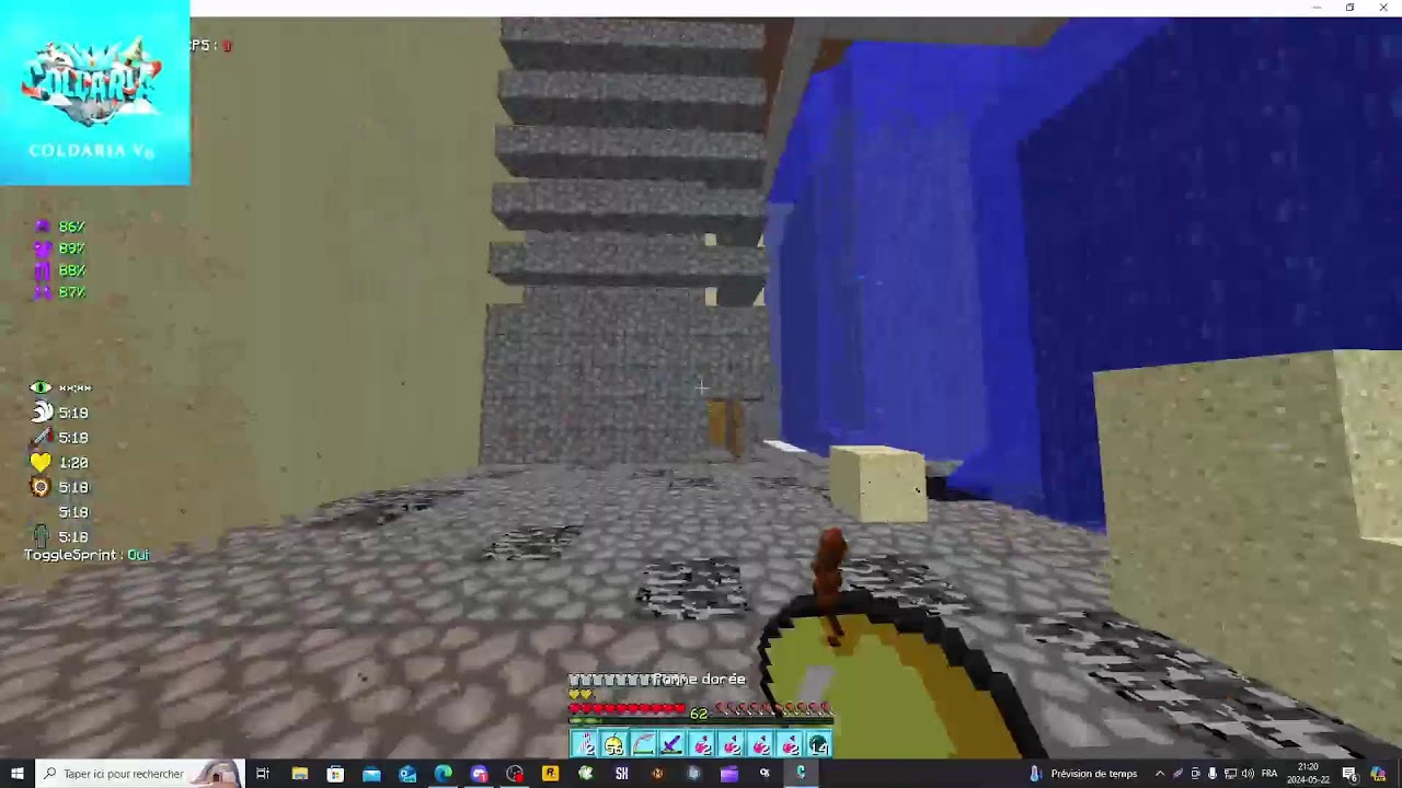 Mes debut sur Coldaria (minage)