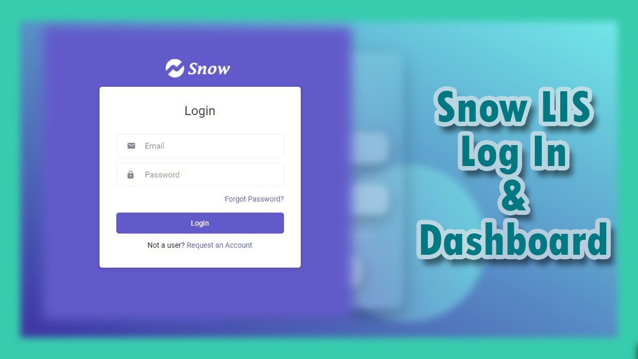 Snow LIS Login Panel & Dashboard Training (Sinhala) YouTube