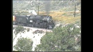 UP 3985  headed North Cajon Pass