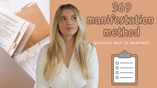 369 Manifestation Method | Quickest Way To Manifest Anything - The Nikola Tesla Method