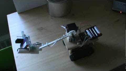 Robot oruga in operation 2