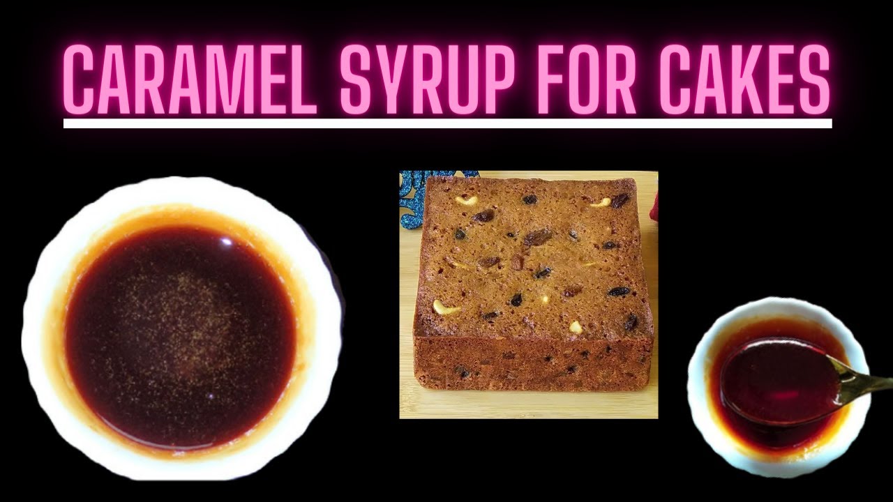 Caramel Syrup For Fruit/Plum Cake/ Caramel Cakes Caramel Syrup for