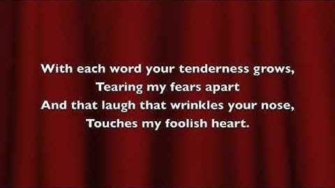 The Way You Look Tonight - Buble - lyrics