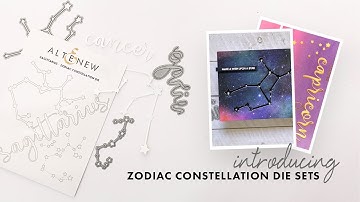 Altenew Dies Intro - Zodiac Constellation Die Sets