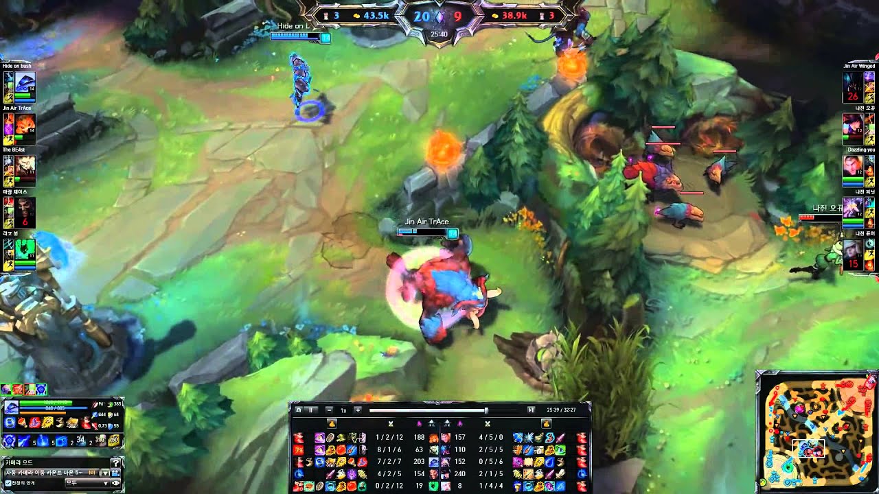 SKT T1 Faker Xerath vs Kassadin Najin Peanuts, KR LOL SoloQ Highlights