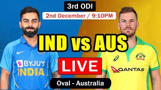 IND vs AUS 3rd ODI LIVE from Oval | India vs Australia Live Cricket Scorecard | TAMIL Commentary