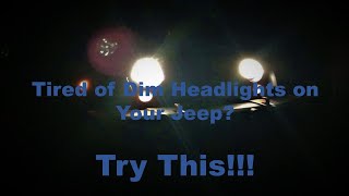 Quake RGB LED Headlights Installed on the Gladiator!