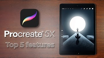 Top 5 my favourite features of @Procreate 5x