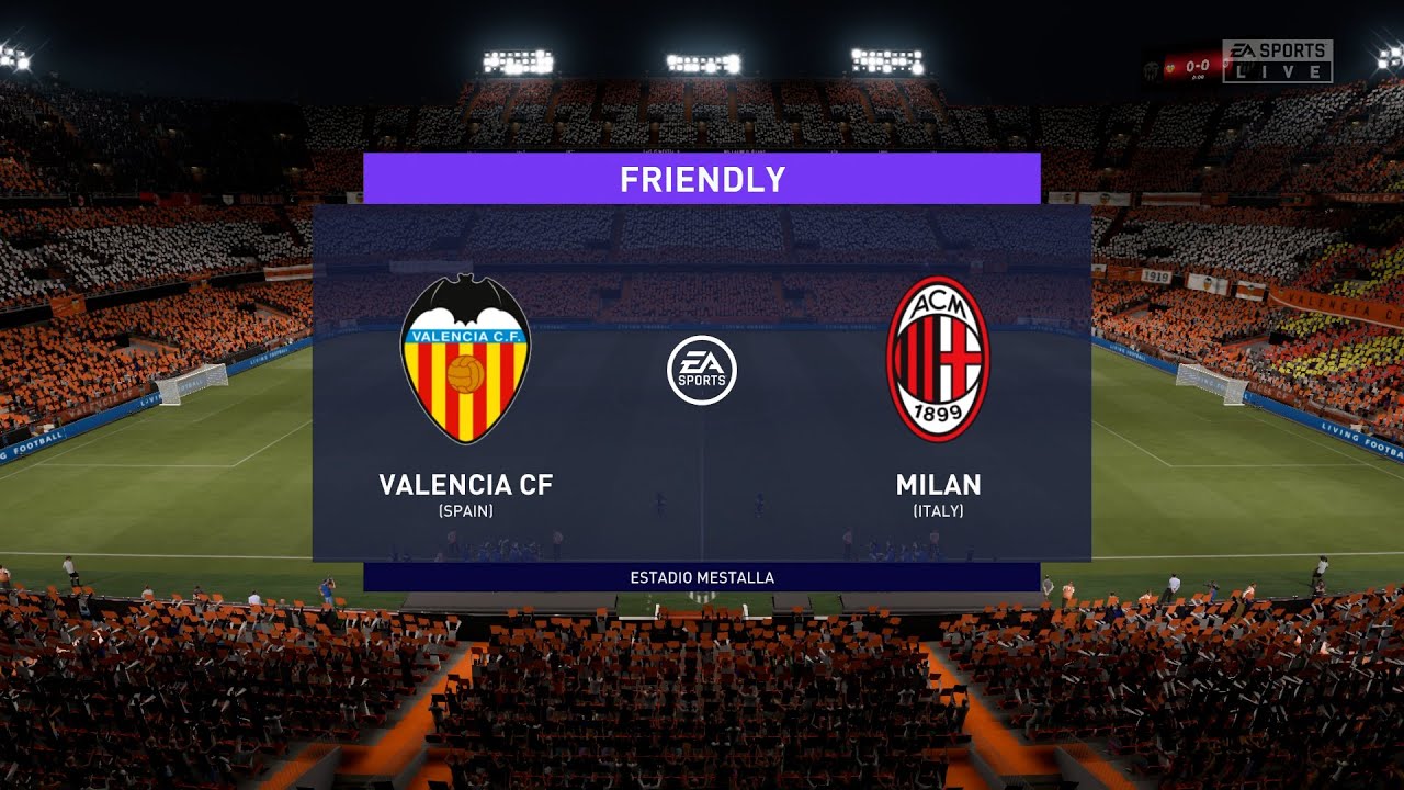 FIFA 21 | Club Friendly deduction | València CF vs. AC Milan @ Estadio de Mestalla [1080p60]