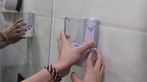 distributeur autmatique du savon موزع صابون سائل أوتوماتيكي يعمل بالأشعة تحت الحمراء - بدون تلامس