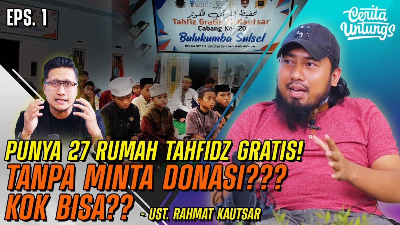 Tanpa DONASI! Rumah Tahfidz ini berdiri 27 cabang, modal Keripik Tempe?
