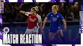 REACTION | Kathryn Hill | Arsenal v Rangers Women thumbnail