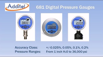 Additel Demo Video : ADT681 Digital Pressure Gauge