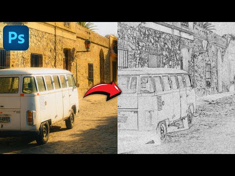 How to Turn Photos Into Pencil Sketches Using Photoshop in 1 Minute!