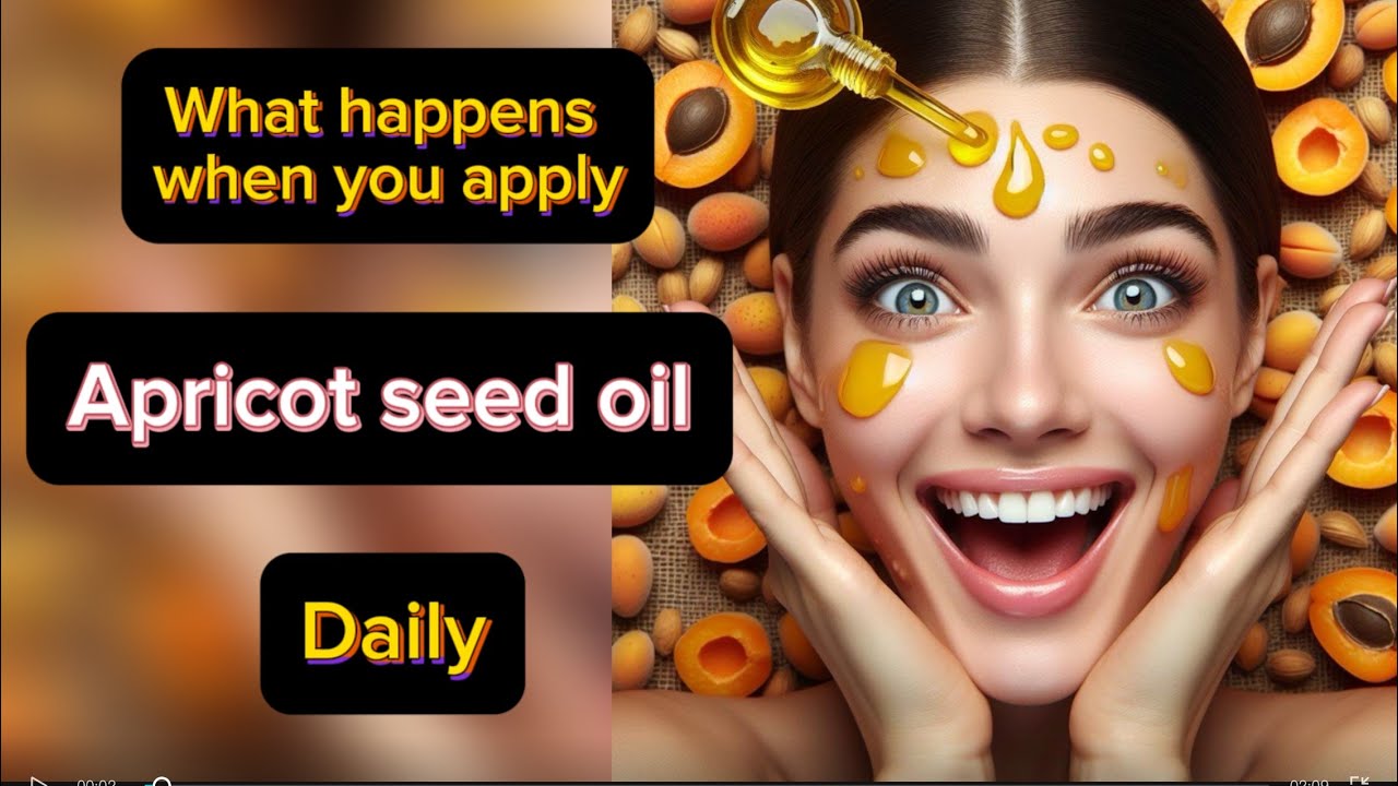 What happens when you apply apricot kernel oil on the face daily